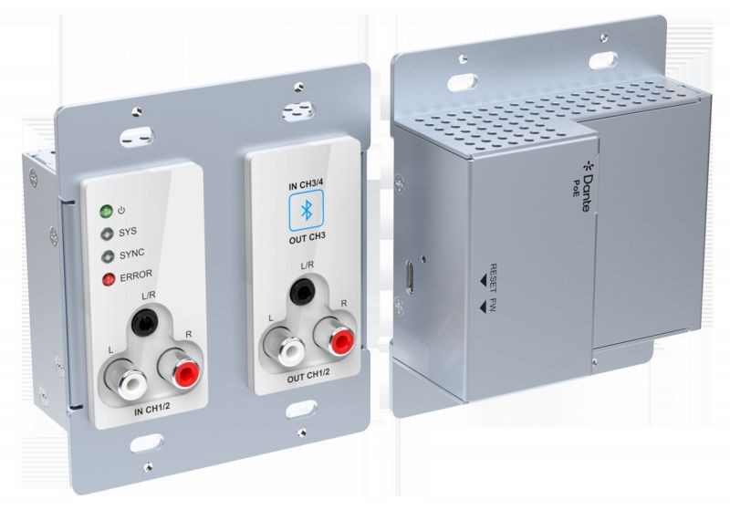 4x3 Dante AES67 Wall Panel with Bluetooth-3